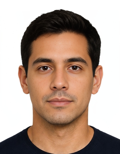 Canada Canada Temporary Resident Visa 35x45 mm (3.5x4.5 cm) photo example — 35×45mm white background, AI-processed result