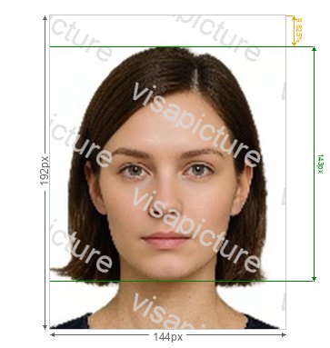 China National Computer Rank Examination 144x192 pixels photo after processing - compliant 12.192x16.256mm result