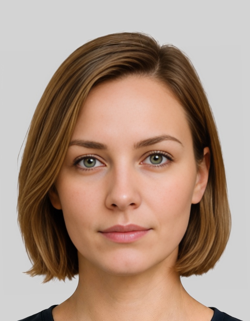 Australia Australia Queensland Driver's Licence Photo 35x45 mm photo example — 35×45mm light_grey background, AI-processed result