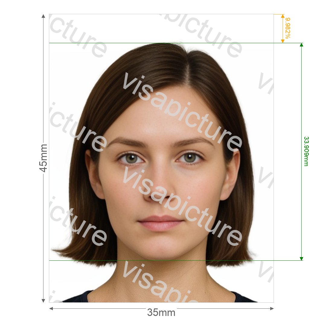 Macau Macau resident identity card (BIR) 45x35 mm photo after processing - compliant 35.0x45.0mm result