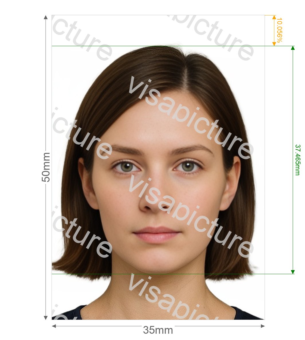 Malaysia Malaysia work permit 35x50 mm photo after processing - compliant 35.0x50.0mm result