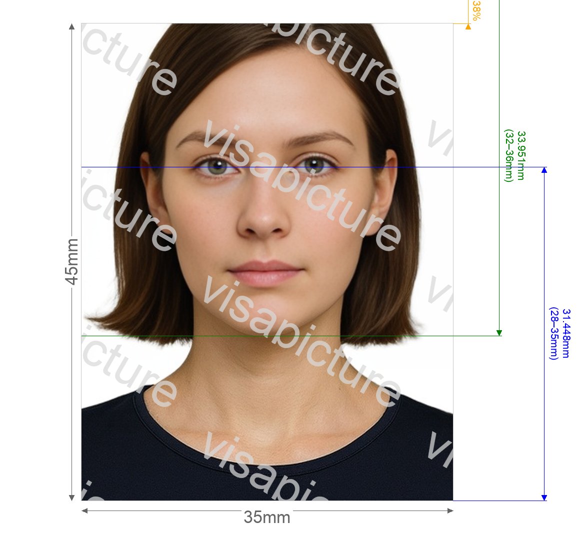 Mongolia Mongolia passport online photo after processing - compliant 35.0x45.0mm result