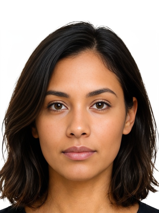 New Zealand New Zealand NZETA 540x720 px photo example — 45×60mm white background, AI-processed result