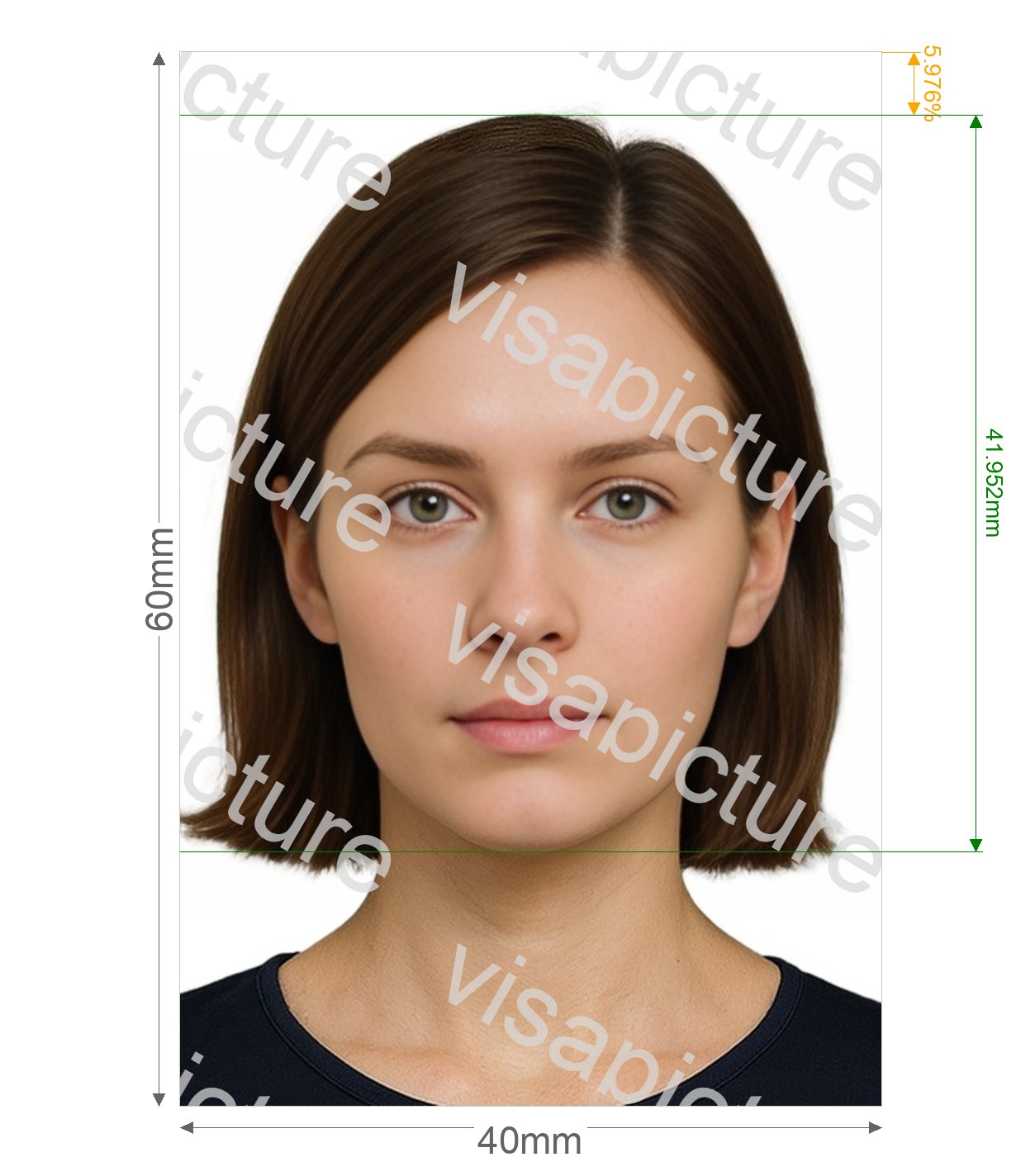 Oman Oman ID card 4x6 cm (40x60 mm) photo after processing - compliant 40.0x60.0mm result