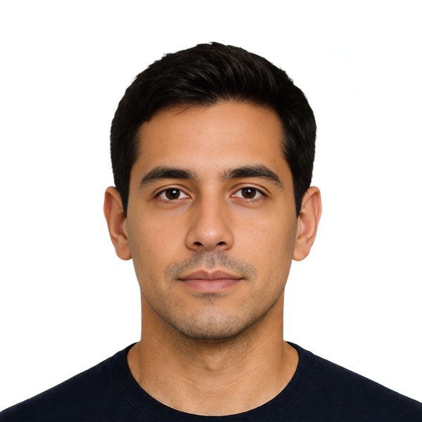 Philippines Philippines RUSH ID photo 1x1 inch photo example — 25×25mm white background, AI-processed result