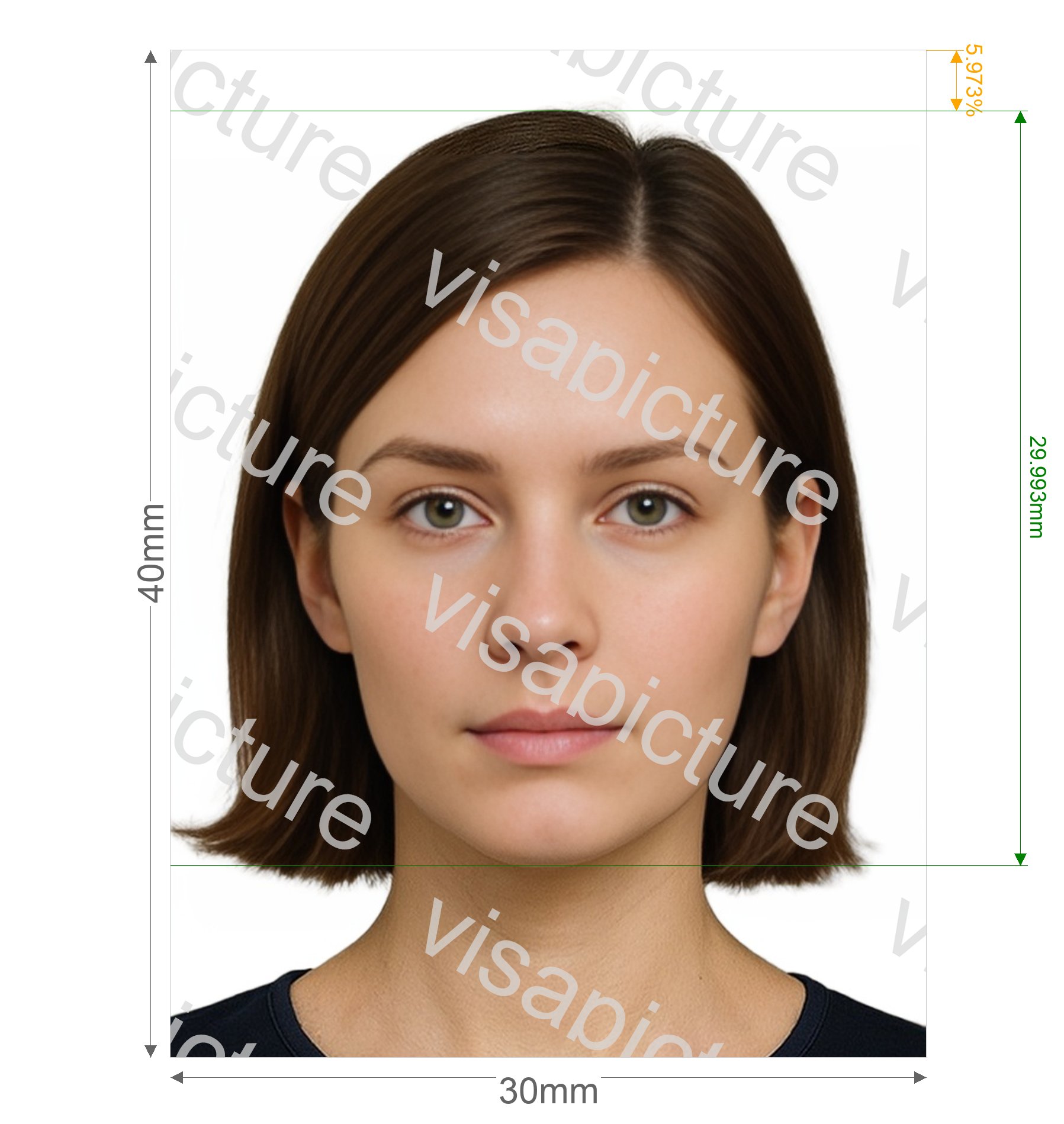 Russia Russia Seaman’s book 3x4 cm photo after processing - compliant 30.0x40.0mm result