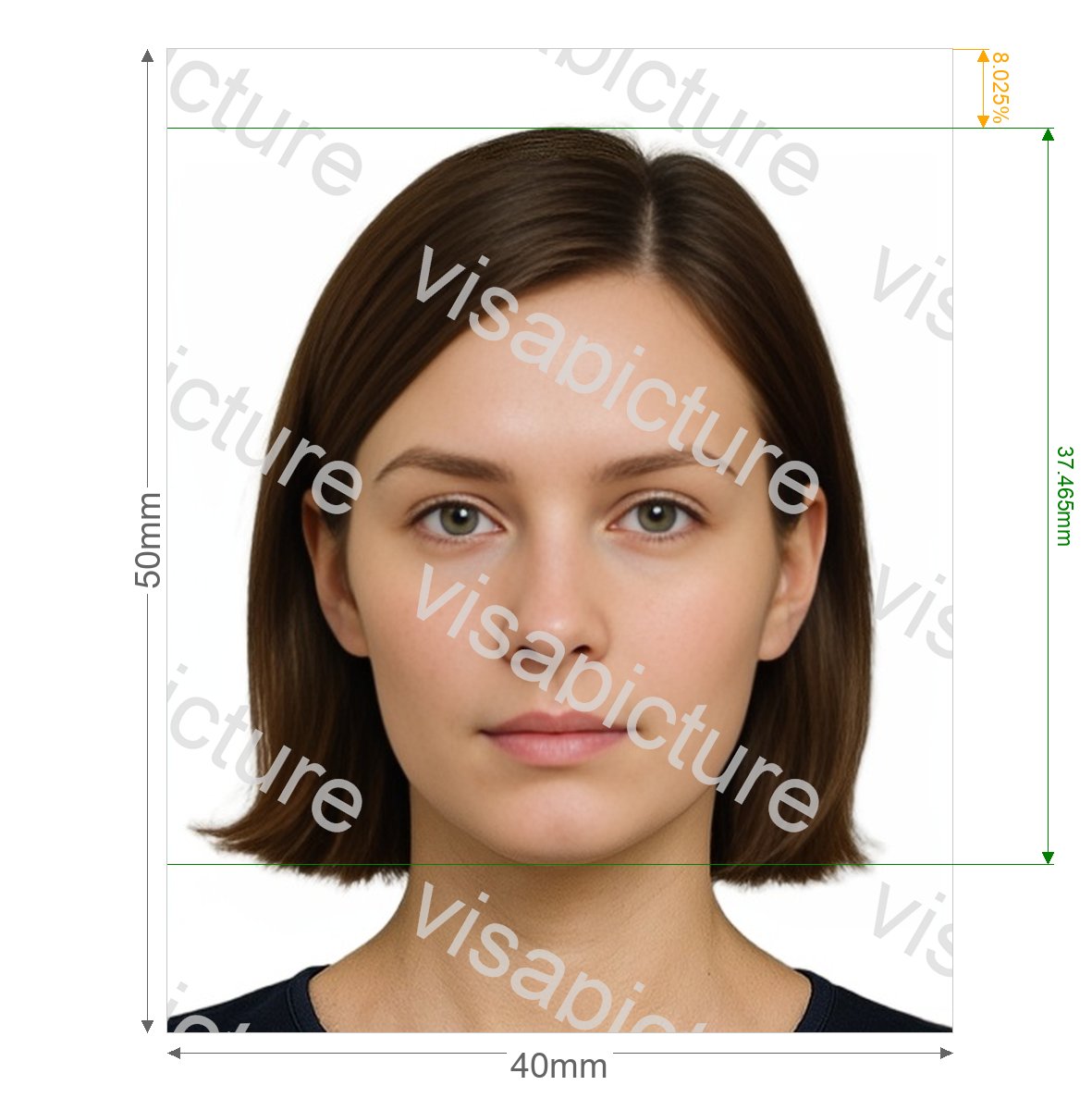 Sudan Sudan ID card 40x50 mm (4x5 cm) photo after processing - compliant 40.0x50.0mm result