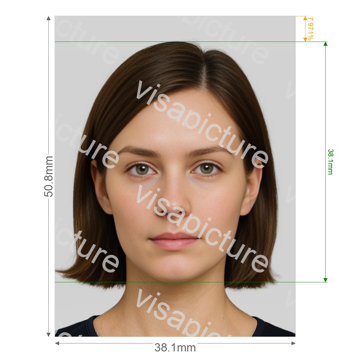 Ukraine Ukraine Visa online 450x600 px photo after processing - compliant 38.1x50.8mm result