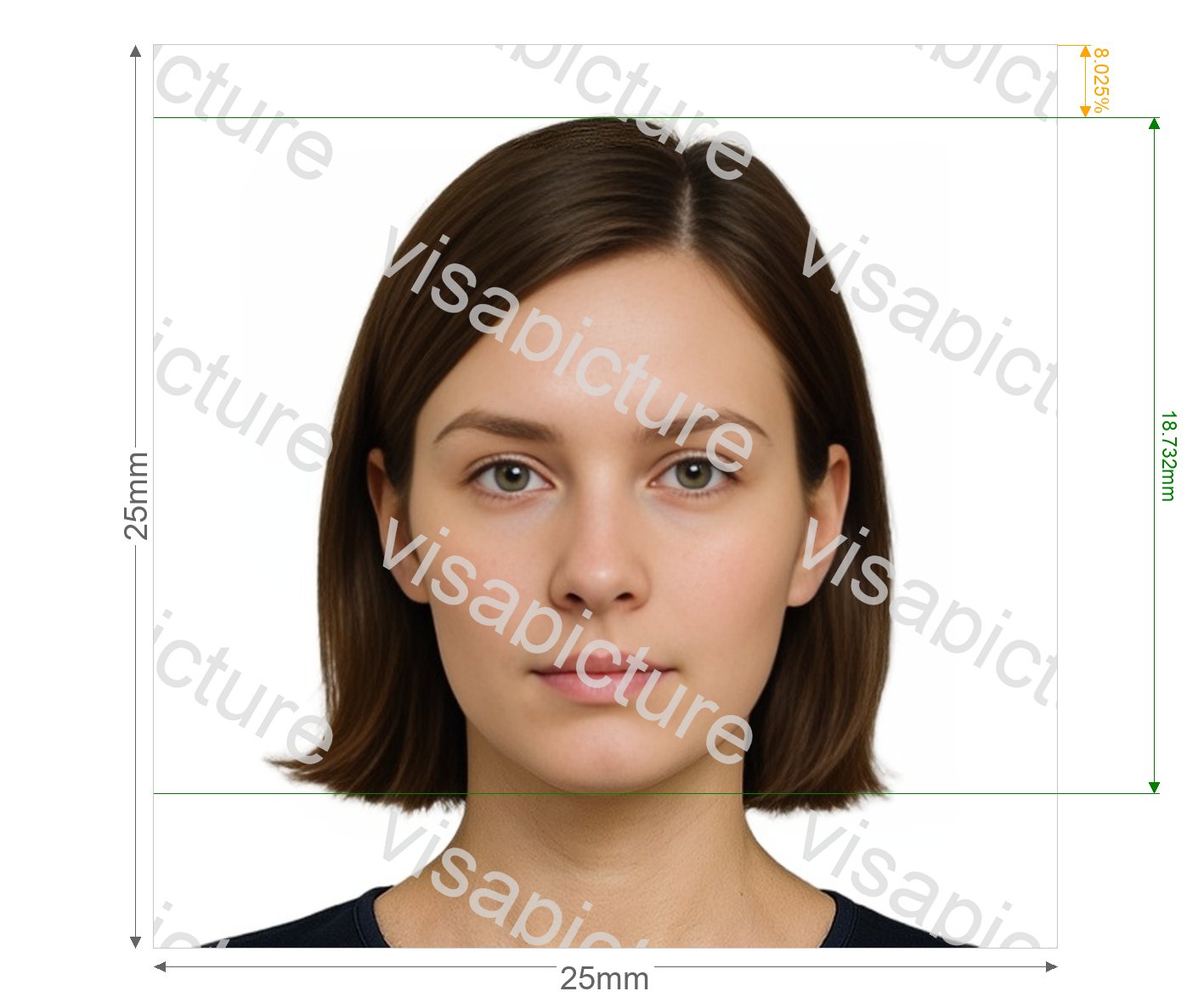 Netherlands Antilles Photo 25x25 mm (2.5x2.5 cm) photo after processing - compliant 25.0x25.0mm result