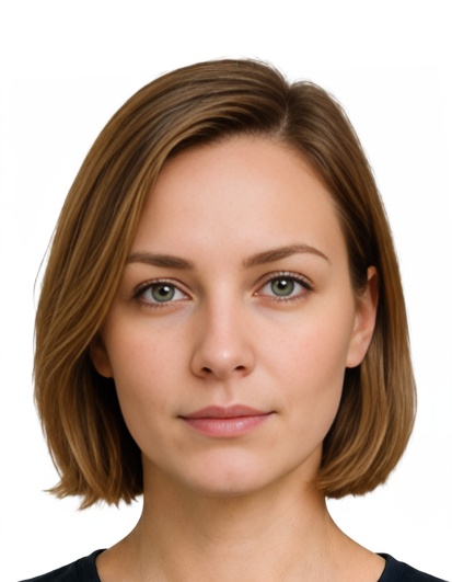 Brazil Brazil visa online 413x531 px via VFSGlobal photo example — 34×44mm white background, AI-processed result