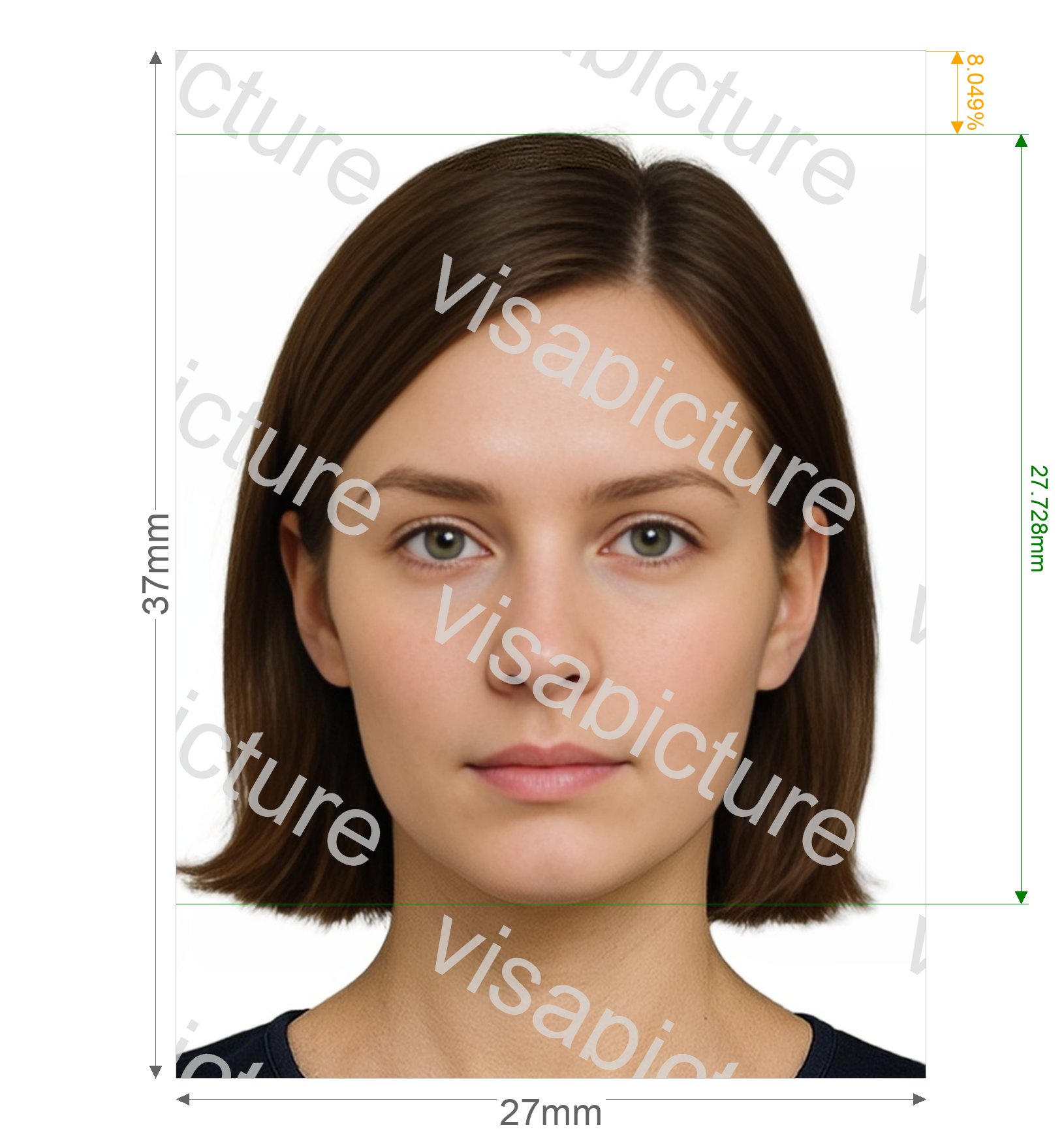 Netherlands Antilles Photo 27x37 mm photo after processing - compliant 27.0x37.0mm result